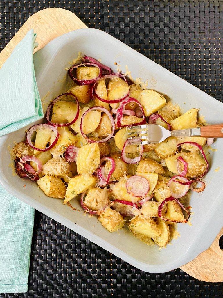 Rozemarijn-aardappeltjes uit de oven met grana padano