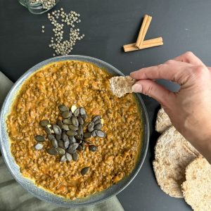 vegan curry met naanbroodjes