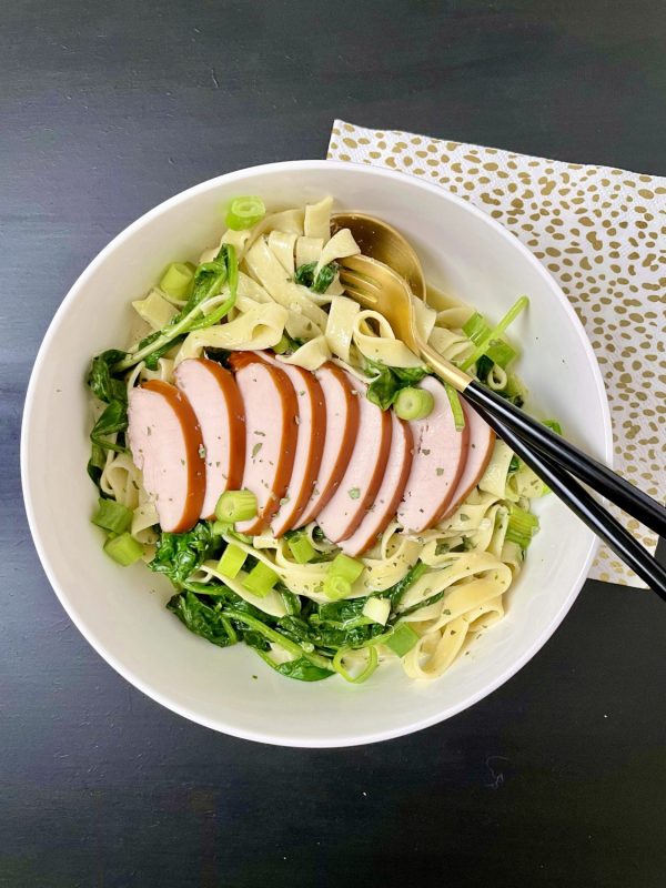 Romige pasta met kip - Renée's Eettafel